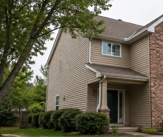 Residential home exterior in Blaine MN