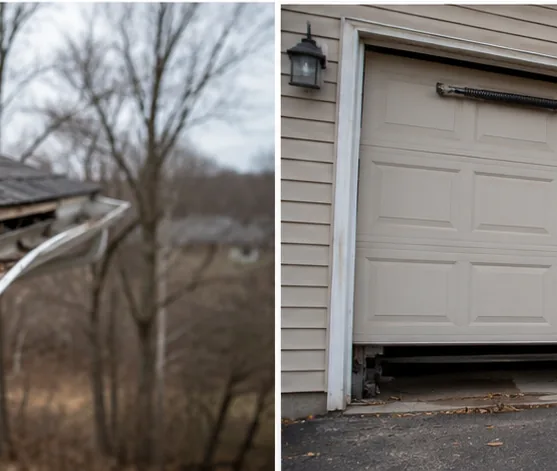 Roof eave and garage door inspected in Blaine MN