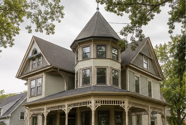 Victorian-style home exterior in Blaine MN